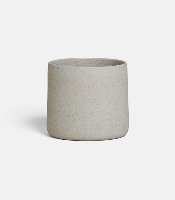 White Speckle Plant Pot